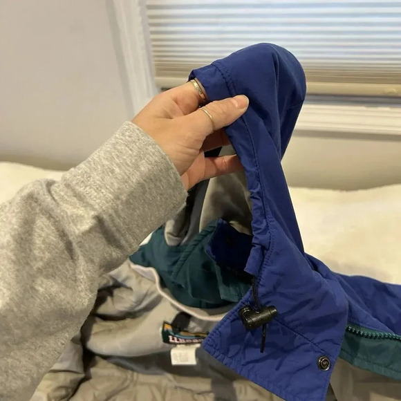 VTG LL Bean Penobscot Parka Jacket Women's S Full Zip Coat‎ Hood USA Made - Picture 9 of 11